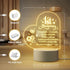 1st anniversary Gift for Women - Acrylic Night Light